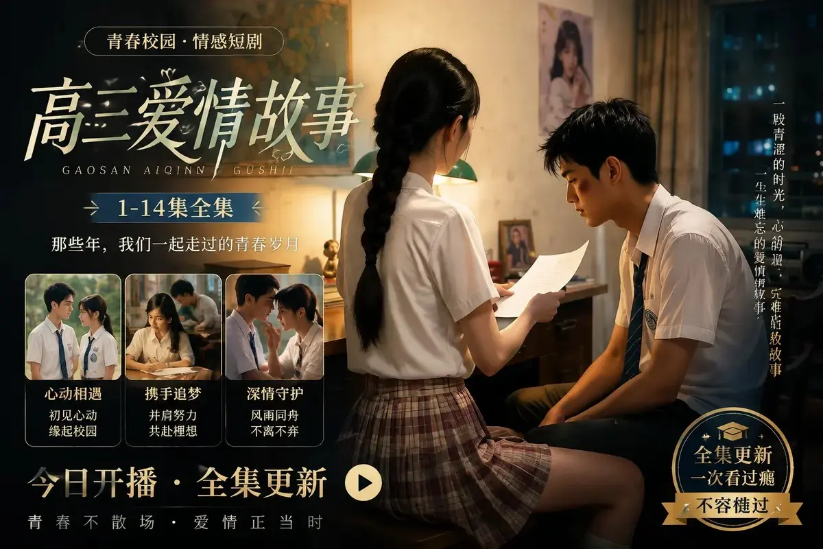 黄果魔改AI短剧《b中高三爱情故事》高清未删减全集在线观看-《高三爱情故事 if篇》蓝光修复中字版-百度网盘资源直链-高清零卡顿全程高能