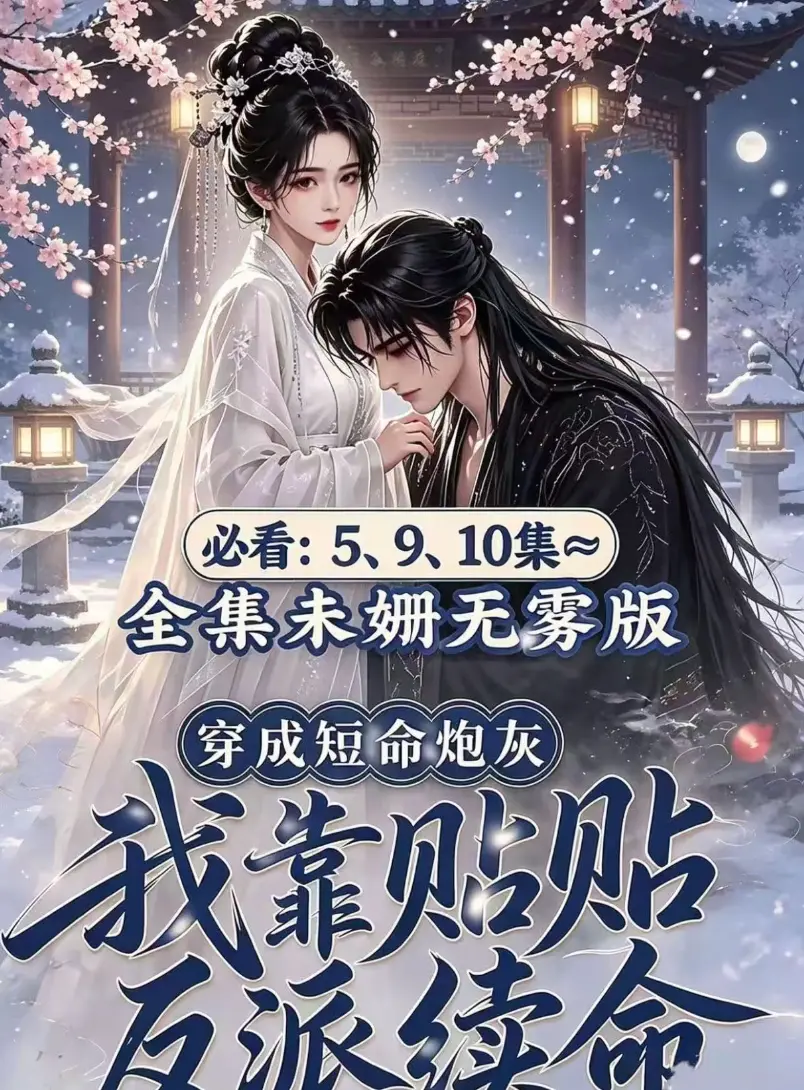 AI漫剧黄果版《穿成短命炮灰，我靠贴贴反派续命》去雾全集完整版 - 穿书炮灰抱对腿反派怀里好续命 - 无删减百度网盘迅雷免费分享在线观看